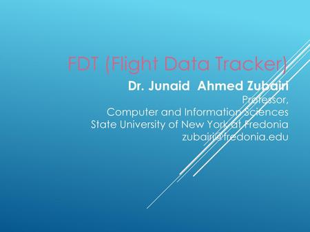 FDT (Flight Data Tracker)