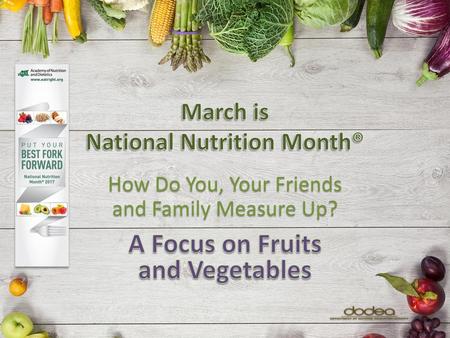 March is National Nutrition Month®