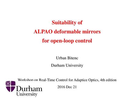 ALPAO deformable mirrors