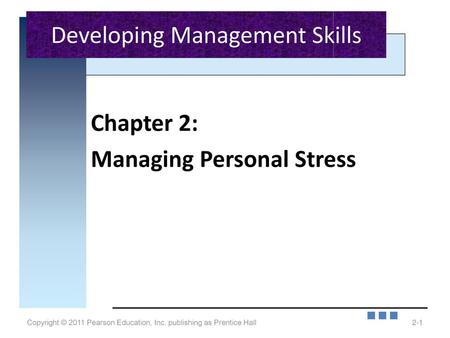 Developing Management Skills