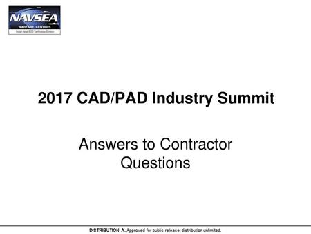 2017 CAD/PAD Industry Summit