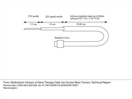 FIGURE 1. Infusion cannula