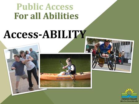 Public Access For all Abilities Access-ABILITY.