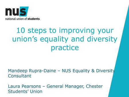 10 steps to improving your union’s equality and diversity practice