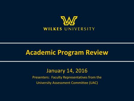 Academic Program Review