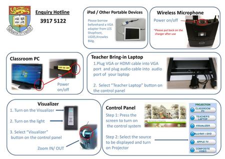 Enquiry Hotline Wireless Microphone Teacher Bring-in Laptop