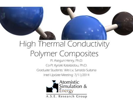 High Thermal Conductivity Polymer Composites