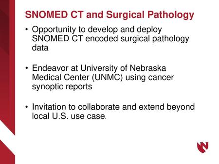 SNOMED CT and Surgical Pathology