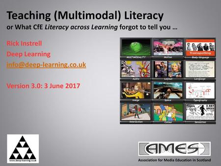 Teaching Multimodal Literacy