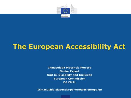 The European Accessibility Act