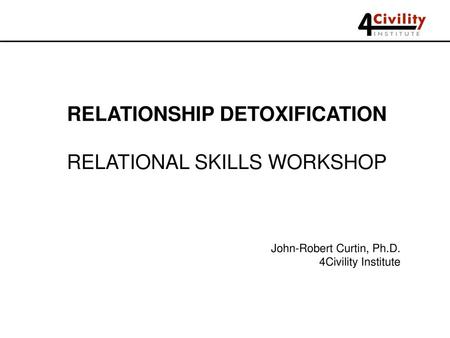 RELATIONSHIP DETOXIFICATION