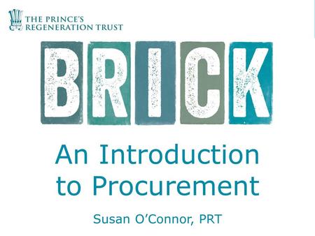 An Introduction to Procurement