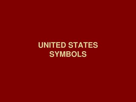 United states Symbols.