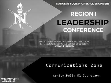 Ashley Bell, R1 Secretary