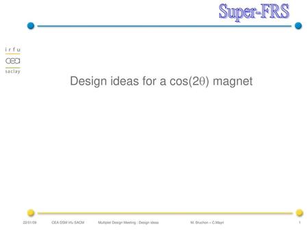 Design ideas for a cos(2q) magnet