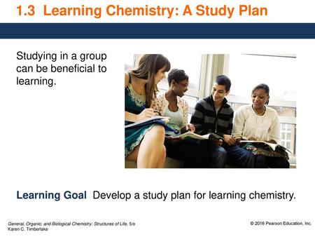 1.3 Learning Chemistry: A Study Plan