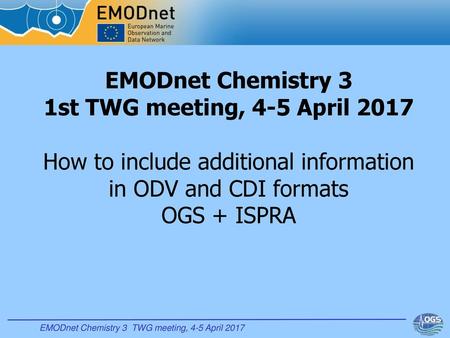 How to include additional information in ODV and CDI formats