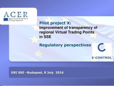 Improvement of transparency of regional Virtual Trading Points in SSE