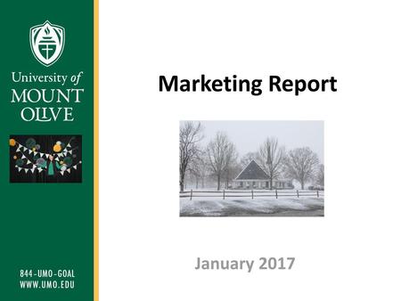 Marketing Report January 2017.