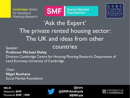 ‘Ask the Expert’ The private rented housing sector: