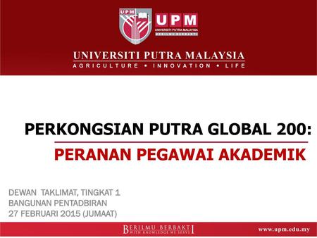 PERKONGSIAN PUTRA GLOBAL 200: