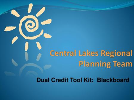 Central Lakes Regional Planning Team