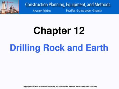 Drilling Rock and Earth