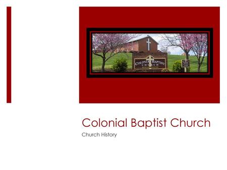 Colonial Baptist Church