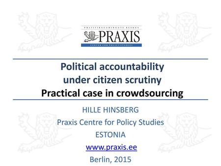 Praxis Centre for Policy Studies