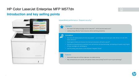 HP Color LaserJet Enterprise MFP M577dn