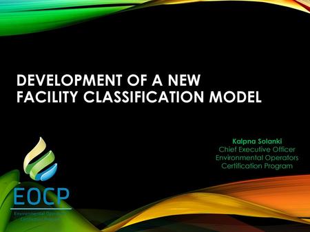 Development of a New Facility Classification Model