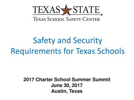 2017 Charter School Summer Summit