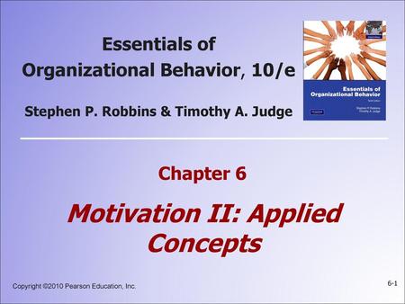 Chapter 6 Motivation II: Applied Concepts