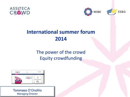 International summer forum 2014