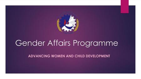 Gender Affairs Programme