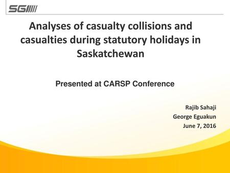 Presented at CARSP Conference