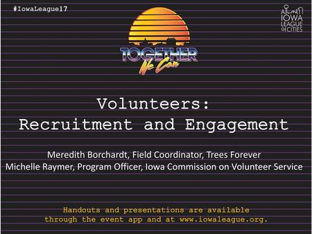 Recruitment and Engagement