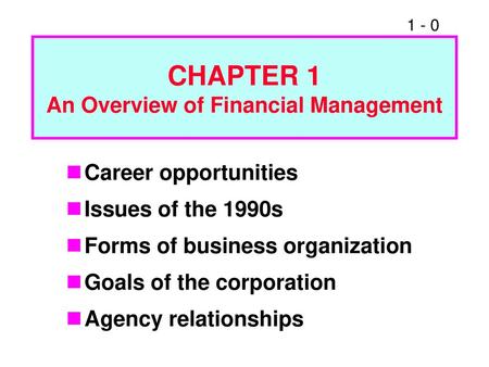 Career Opportunities in Finance