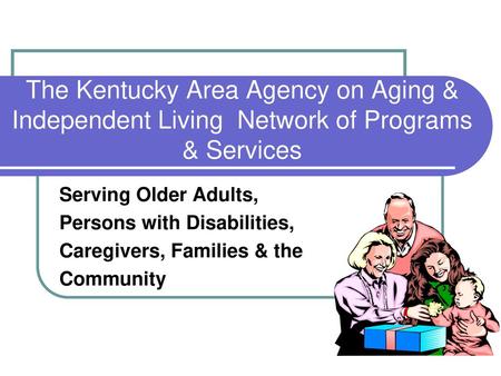 Serving Older Adults, Persons with Disabilities,