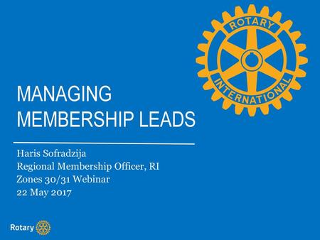 Managing Membership leads