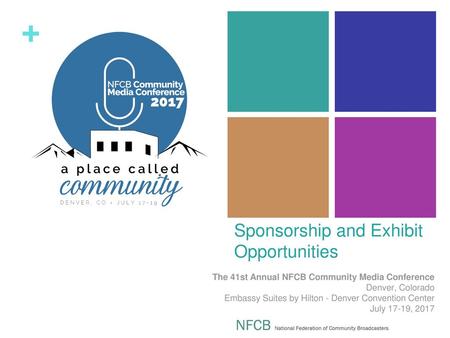 Sponsorship and Exhibit Opportunities