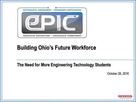 Building Ohio’s Future Workforce