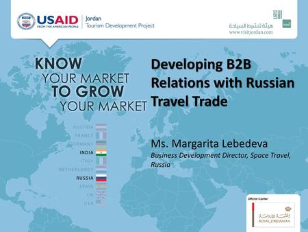 Developing B2B Relations with Russian Travel Trade