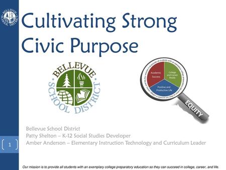 Cultivating Strong Civic Purpose