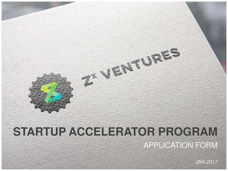 STARTUP ACCELERATOR PROGRAM