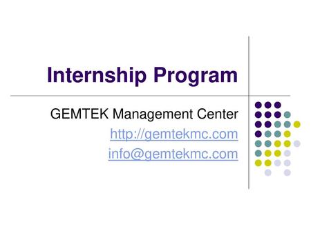 GEMTEK Management Center