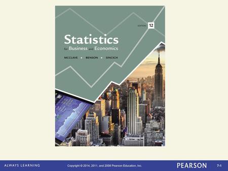 Statistics for Business and Economics