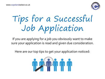 Tips for a Successful Job Application