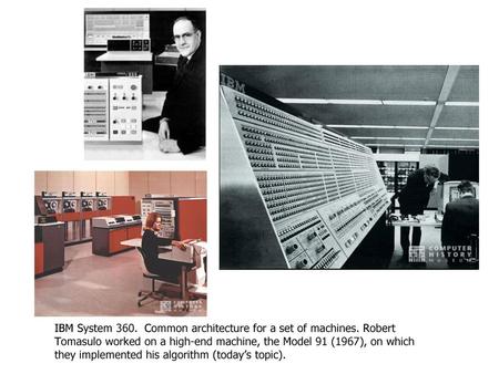 IBM System 360. Common architecture for a set of machines