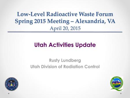 Utah Division of Radiation Control